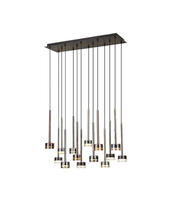 TONIC * COLGANTE 14L RECTANGULAR - GX53 - MULTICOLOR